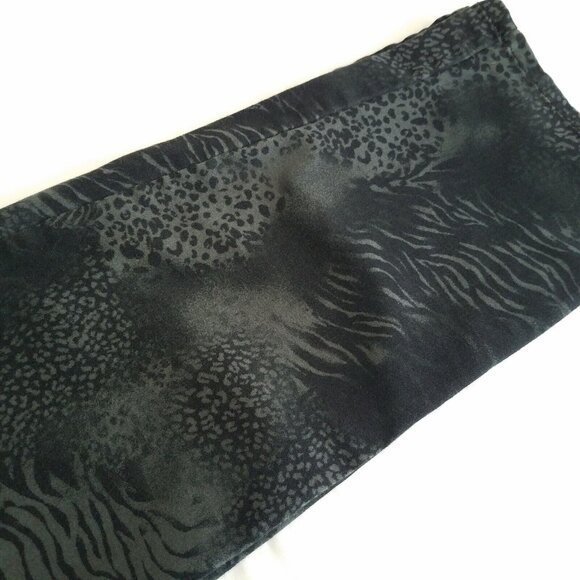 Gloria Vanderbilt Amanda Jeans Black Animal Print SIZE 16 Stretch 35x29 Grey - Picture 3 of 16